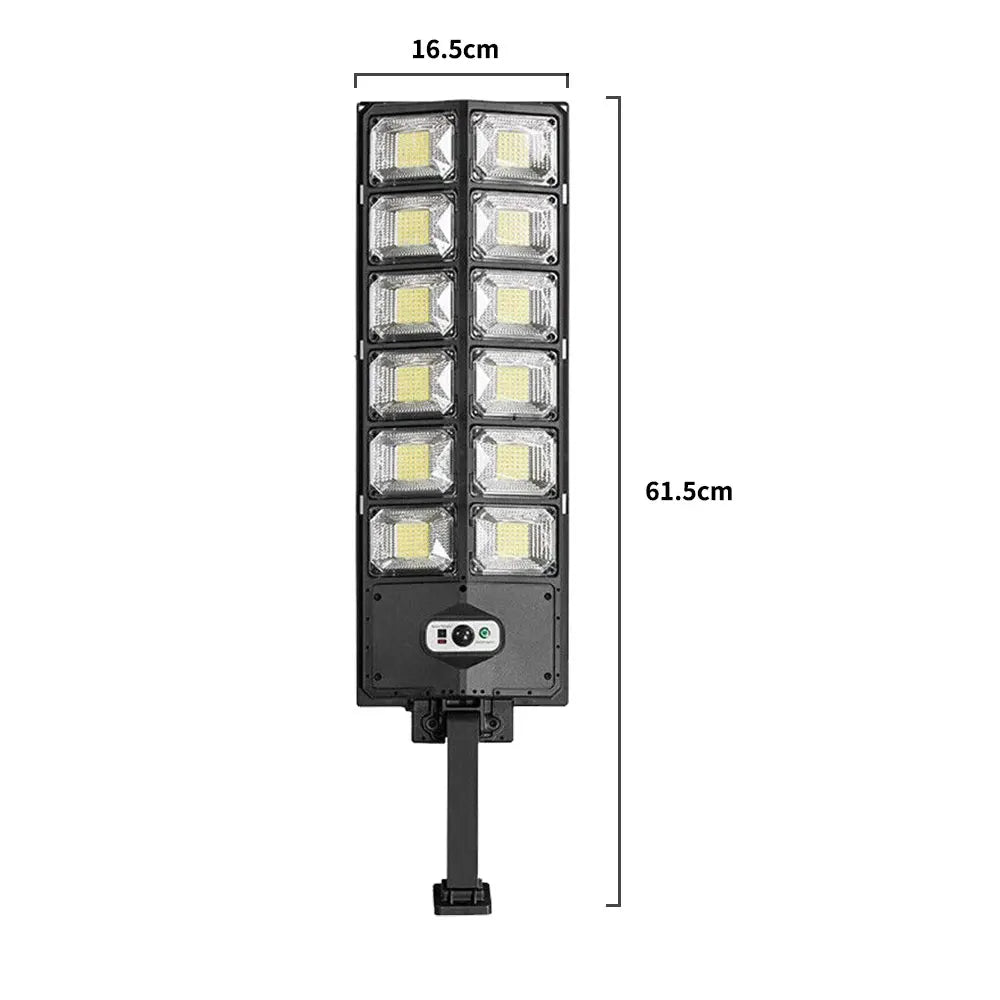 504 LED Solar-Powered Outdoor Lighting - 4 Modes, 6500K Wide-Angle Dusk-to-Dawn Lighting With Motion Sensor IP65 Waterproof