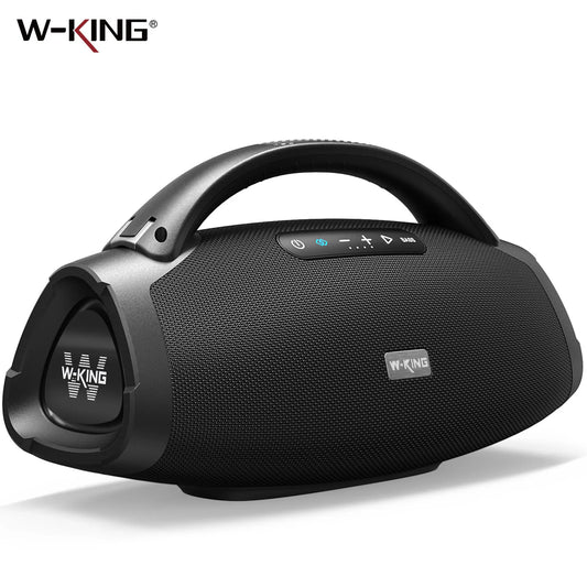 W-KING 180W RMS Portable Bluetooth Speakers,Massive Bass Party Boombox IPX7 Waterproof Speaker Large, Loud Outdoor Speaker
