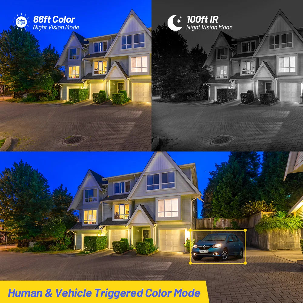 ANNKE 4K Smart Dual Light Network Camera IP67 IK08 Built-in Mic 8MP POE IP Cameras Motion detection H.265+ Smart Home 4mm